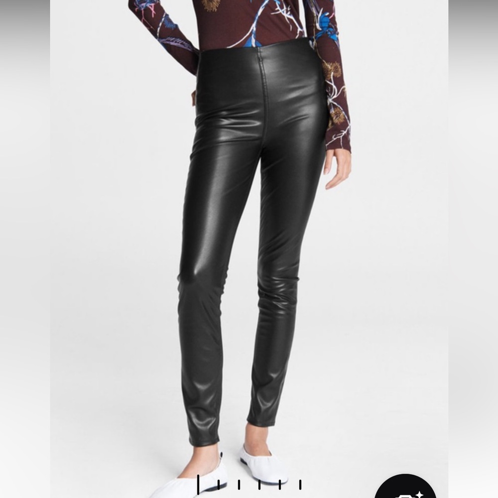Rag & Bone, Nina, faux leather skinny pants black size xs